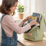 Personalised Multicolour Cute Cartoon Subject Animals Multi-Compartment Kid Backpack with Name Back to School Birthday Gift for Boys Girls