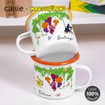 Mug en émail Marsupilami 295 ml avec nom Utilisation quotidienne Cadeau d'anniversaire pour enfant | Callie × Marsupilami®.