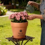 Personalised Pet Name Engraved Dog Ears Plant Pot with Text Garden Decor Pet Loss Sympathy Memorial Gift for Dog Lovers