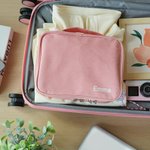 Personalisierte Name Portable Double Layer Cord Organizer Storage Bag mit Griff Büro Reisen Wesentliche Geburtstagsgeschenk für Reise-Enthusiasten