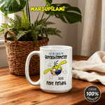 Personalised Yellow-Spotted Leopard Marsupilami 11 oz 15 oz Ceramic Mug with Name Christmas Gift for Friends  | Callie × Marsupilami®