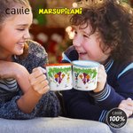 Mug en émail Marsupilami 295 ml avec nom Utilisation quotidienne Cadeau d'anniversaire pour enfant | Callie × Marsupilami®.