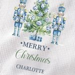 Schiaccianoci personalizzato Albero di Natale Chinoiserie Asciugamano da cucina con nome Cucina Decor Regalo di Natale per la famiglia amico