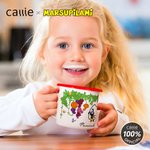 Mug en émail Marsupilami 295 ml avec nom Utilisation quotidienne Cadeau d'anniversaire pour enfant | Callie × Marsupilami®.