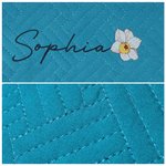 Personalized Birth Flower Foldable Crochet Hook Organizer with Name Knitting Accessories Mother's Day Gift for Crochet Enthusiasts