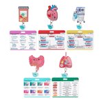 Personalisierte menschliche Organe Pillen Anästhesie Maschine versenkbare Shaker Badge Reel mit Namen und Buddy Anerkennung Krankenschwester Woche Geschenk für Krankenschwester Arzt