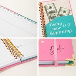 Personalised Watercolour Flower 2026 Planner Spiral A5 Notebook with Weekly and Monthly Planner Pages Birthday New Year Gift for Girls Women