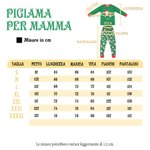 Set di pigiami natalizi coordinati con nome personalizzato a maniche lunghe regalo a tema di Natale per famiglia