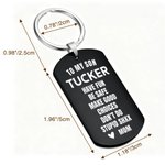 Personalisierte Heartfelt Reminder Foto Schlüsselanhänger Tasche Tag mit Namen und Text Geburtstag Weihnachten Geschenk für Familie Freunde