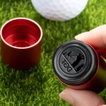Personalized Monogram Initial Colorful Golf Ball Stamp with Metal Storage Box Golf Accessory Birthday Gift for Golf Player