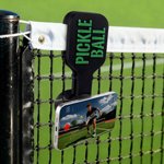 Henkilökohtainen monivärinen 3D-painettu magneettinen Pickball Tennis matkapuhelin koukku tekstillä Sport tarvikkeet lahja Pickleball tennispelaajille