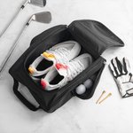 Sac à Chaussures de Golf Personnalisé avec Personnage de Dessin Animé Fleur de Naissance et Nom Cadeau Anniversaire pour Amateurs de Golf