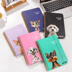 Personalised Multiple 3D Pet Characters 2026 Planner Spiral A5 Notebook with Name and Weekly Monthly Planner Birthday Gift for Pet Lovers Friends
