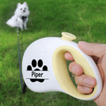 Gepersonaliseerde Paw Hondenriem met Naam Outdoor Accessoires Pet Party Kerstmis Verjaardagscadeau voor huisdiereigenaren
