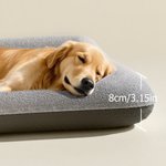 Personalized 3D Cartoon Dog Soft Pet Bed Mat with Name Indoor Outdoor Activities Pet Party Birthday Gift for Pet Owners Lovers