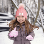 Chapeau bonnet tricoté avec nom Accessoires d'hiver Cadeau d'anniversaire Noël pour garçons filles