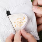 Personalized Golf Elements Monogram Design Left Hand Glove with Name Golfer Accessories Club Competition Souvenir Birthday Gift for Golf Lovers