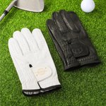 Personalized Golf Elements Monogram Design Left Hand Glove with Name Golfer Accessories Club Competition Souvenir Birthday Gift for Golf Lovers