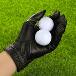 Personalized Golf Elements Monogram Design Left Hand Glove with Name Golfer Accessories Club Competition Souvenir Birthday Gift for Golf Lovers