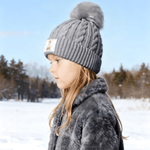 Chapeau bonnet tricoté avec nom Accessoires d'hiver Cadeau d'anniversaire Noël pour garçons filles