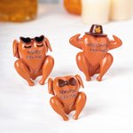 Rond de serviette personnalisé en résine avec nom et texte Décoration de table Cadeau de Thanksgiving pour la famille
