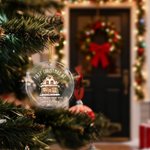Personlig første jul i huset Akrylpynt med navn, adresse og årstall Tredekorasjon Julegave til familie, venner og nyinnflyttede