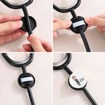 Personalised Cartoon Nurse Character Stethoscope ID Tag with Title and Name Nurse Week Appreciation Gift for Medical Staff