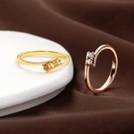Personalized 1-6 Family Birthstones Ring Dainty Jewellery Birthday Anniversary Mother's Day Valentine's Day Gift for Women