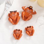 Rond de serviette personnalisé en résine avec nom et texte Décoration de table Cadeau de Thanksgiving pour la famille