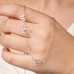 Personalisierte Kreuzfahrtschiff Halskette mit Namen zierlich Schmuck Reisen Geburtstag Jahrestag Geschenk für Frauen Mädchen Matrosen