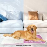 Personalized Multicolour 3D Cartoon Dog Cat Soft Pet Mat with Name Pet Birthday Adoption Anniversary Christmas Gift for Pet Lovers Owners
