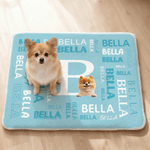 Personalized Multicolour 3D Cartoon Dog Cat Soft Pet Mat with Name Pet Birthday Adoption Anniversary Christmas Gift for Pet Lovers Owners