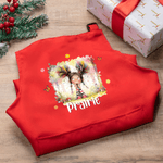 Personalised Multicolour Cute Cartoon Quirky Girl Kid Apron Chef Hat Set with Name Christmas Children's Day Birthday Gift for Girls