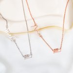 Personalisierte Kreuzfahrtschiff Halskette mit Namen zierlich Schmuck Reisen Geburtstag Jahrestag Geschenk für Frauen Mädchen Matrosen