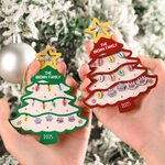 Gepersonaliseerde kerstboom lichtbol houten ornament met naam Home Decor kerstcadeau voor familie vrienden