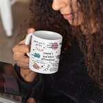 Taza de café de cerámica personalizada con el nombre Bad Bitch Affirmations 11 oz 15 oz Uso diario Regalo de cumpleaños para oficinistas