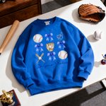 Personalised Bow Baseball Multicolour T-shirt Sweatshirt Hoodie with Name and Number Christmas Game Day Gift for Women Friends