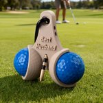 Gepersonaliseerde 3D-geprinte Grappige Golfbalhouder Tee-houder met Clip Golfaccessoire Sportief Verjaardagscadeau voor Golfliefhebbers