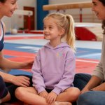 Personalised Gymnastics Themed Soft Kid Adult T-shirt Sweatshirt Hoodie with Name and Text Training Birthday Christmas Gift for Gymnasts Famliy