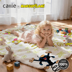 Couverture douce et personnalisée pour le Marsupilami à longue queue avec nom Cadeau d'anniversaire et de Noël pour les enfants Callie × Marsupilami®.