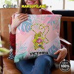 Personifierad söt långsvansad Marsupilami kasta kuddeöverdrag heminredning födelsedag julklapp för barn | Callie × Marsupilami®