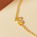 Personalized Minimalist Birthstone Evil Eye Necklace Protective Jewelry Birthday Anniversary Gift for Women