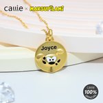 Collier Marsupilami à longue queue personnalisé avec nom Cadeau d'anniversaire de Noël pour filles Femmes | Callie × Marsupilami®