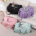Personalised Vintage Jewellery Cowboy Boots Multi-Compartment Large Travel Bag with Name and Shoulder Strap Travel Birthday Gift for Women Cowgirls