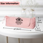Personalized Stylish Hair Tools Storage Bag with Name Heat Resistant Mat Portable Travel Essentials Birthday Gift for Women