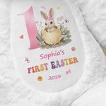 Personalisierte erste Ostereier Peter Rabbit niedlichen Plüsch Plüschtier Spielzeug mit Namen und Jahr erste Ostergeschenk für Kinder