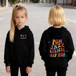 Personalised Gymnastics Themed Soft Kid Adult T-shirt Sweatshirt Hoodie with Name and Text Training Birthday Christmas Gift for Gymnasts Famliy