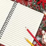 Spersonalizowany notatnik A5 z imieniem i nazwiskiem o tematyce bożonarodzeniowej dla uczniów i dzieci