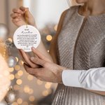 Spersonalizowane Podziękowania Cytaty Ciotka Ceramiczna Ozdoba z Tytułem i Imieniem Dekoracja Domu Podziękowania Prezent Świąteczny od Siostrzenicy dla Rodziny Ciotki