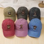 Personalized Embroidered Highland Cow Pattern 100% Cotton Distressed Retro Baseball Cap with Name Birthday Christmas Gift for Highland Cow Lover